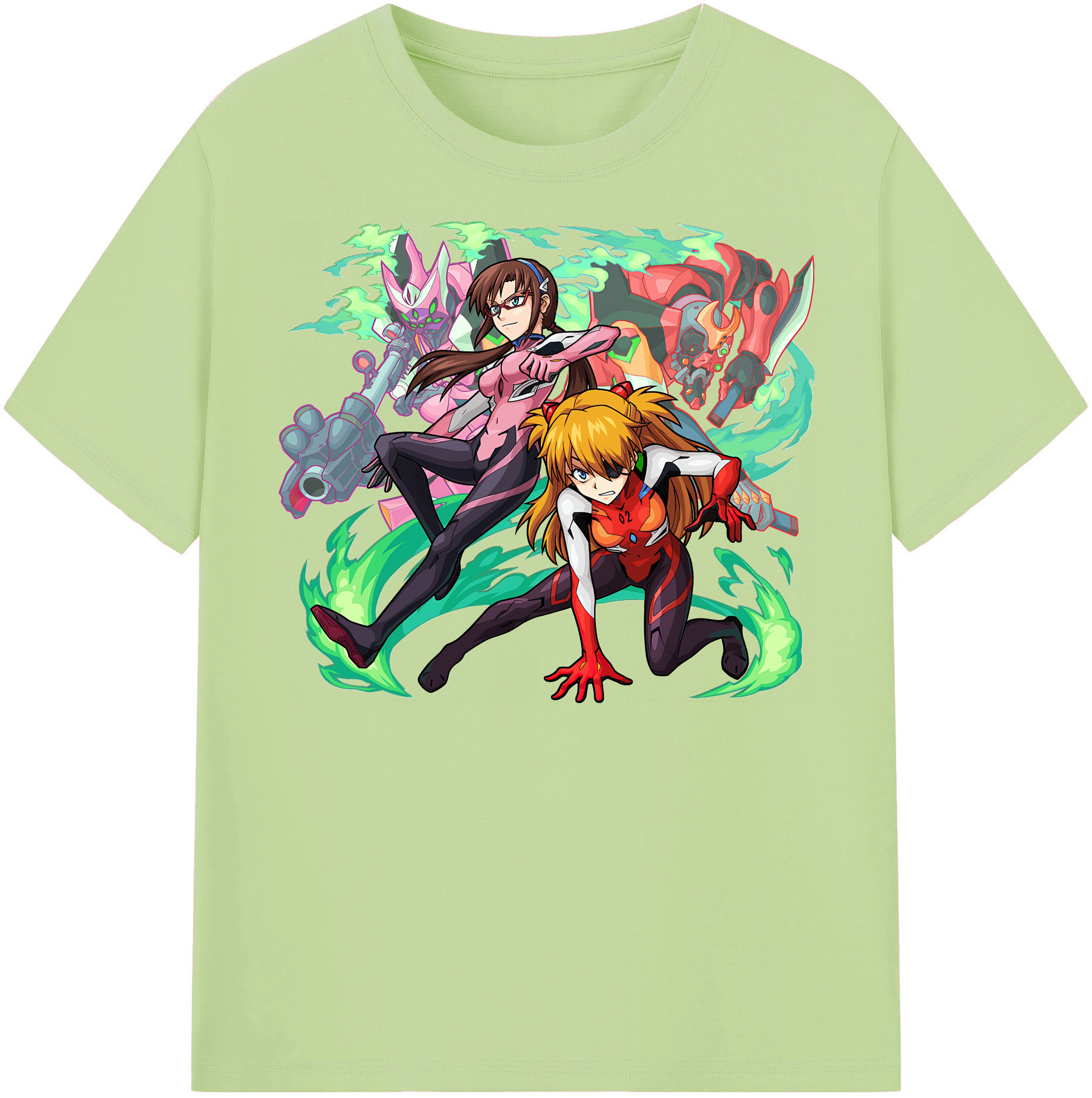 （画像用） EVA 新世紀エヴァンゲリオン 綿100％半袖Tシャツ（フロントプリント）